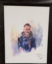 Tombstone Yellowstone Gunsmoke Tv Western Movie Actor Buck Taylor ARTWORK-SIGNED - £352.66 GBP