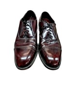 VTG Florsheim Cordovan Captoe Oxford Dress Shoe Mens Sz 10D  - $97.02