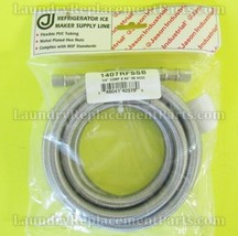 1/4 Comp X 84&quot; Im Stainless Steel Hose For Refrigerator Part# 1407RFSSB - £9.34 GBP