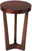 Accent Table Modern Contemporary Circular Center Base Distressed Plantation - £382.89 GBP