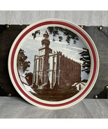 The St. George Temple Hand Painted Vernon Kilns Collector’s Plate Made i... - £31.96 GBP