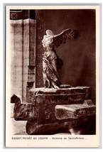 RPPC Winged Victory of Samothrace Statue Musee Du Louvre Paris UNP Postcard Z4 - £7.87 GBP