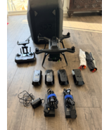 3DR Solo Smart Drone 5 batteries (low hours), working gimbal, extra char... - $335.61