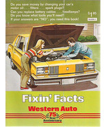 WESTERN AUTO (1984) 75th Aniversary Fixin&#39; Facts magazine - $9.89