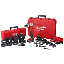 Milwaukee 2677-23 M18 18V 4-Inch 6-Ton Forcelogic Knockout Tool Kit - £1,797.81 GBP