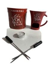 Gourmet du Village Love You More Than Chocolate   Fondue For 2 Cup - £7.74 GBP
