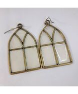Sanctuary project earrings stained glass church windows Statement Sanctu... - $26.00