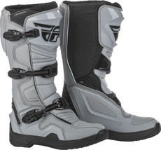 New Fly Racing Maverick Grey Black MX ATV Mens Adult Boots MX ATV Motocross - £109.73 GBP