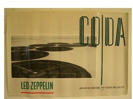 Led Zeppelin Poster Coda Cover OLD Swan Song - £141.18 GBP