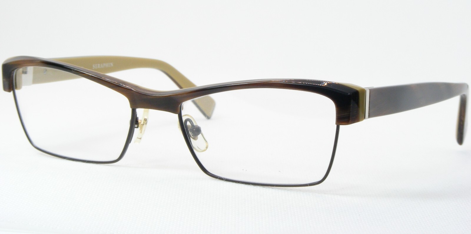 Seraphin Von Ogi VICTORIA 8724 Bräunung Horn / Brown Brille Rahmen 55-18... - $175.40