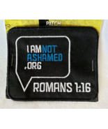 Embroidered Bible Quote Patch I Am Not Ashamed Christian Biker Jacket Em... - $8.62