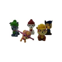 Spin Master Paw Patrol Rocky Chase Marshall Rubbles Skye Lot of 5 MINI Figures - $9.10