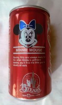 Coca Cola Classic Can  Minnie Mouse 15 Years Disney World  Empty Tab on - £2.77 GBP