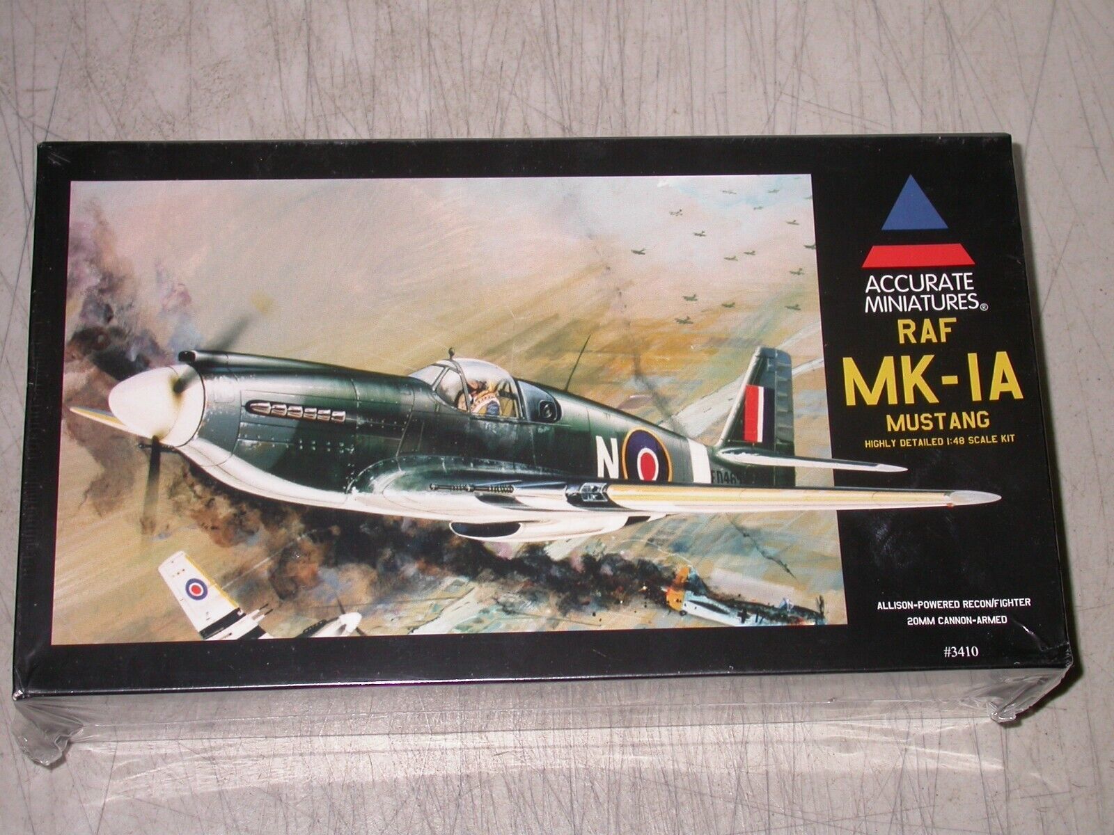 Accurate miniatures 3410 mustang MK-1A RAF 1/48 Military Aircraft  Model Kit New - $24.99