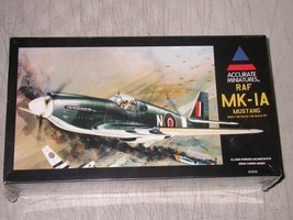 Accurate miniatures 3410 mustang MK-1A RAF 1/48 Military Aircraft  Model... - £19.97 GBP