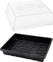 3 Set Strong Seed Starter Trays With 5&quot; Humidity Domes For Seed Starting NEW - £34.88 GBP