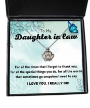 To my Daughter in law,  Crown Pendant Necklace. Model 64024  - £47.22 GBP