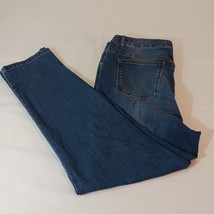 Monroe + Main High Rise Women&#39;s Blue Cotton Blend Jeans Size 18W (37×28) - $13.16
