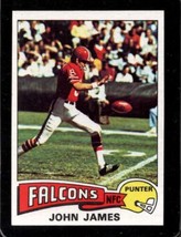 1975 Topps #326 John James Exmt Falcons *XR28743 - £1.10 GBP