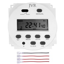 12V Timer Switch - Programmable, Dc/Ac/Solar Battery Powered | 12 Volt T... - $25.99
