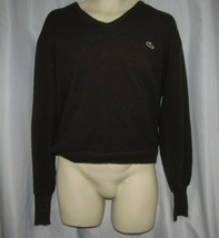 Vtg 1970s Izod Lacoste V-neck Preppy Pullover Sweater 100% Orlon Acrylic... - $49.49