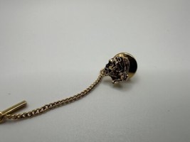 Vintage Gold Pirate Lapel Pin Tie Tack 10mm - £18.79 GBP