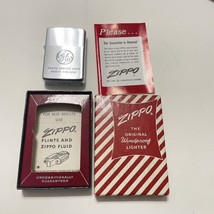 Vintage Zippo Lighter 1961 In Box w/ Insert Unused General Electric Tamp... - £187.94 GBP
