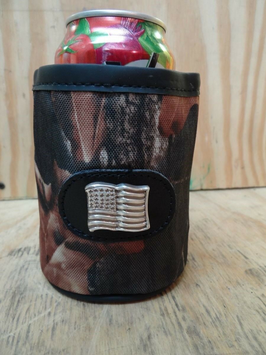 MOSSY OAK ~ AMERICAN FLAG ~ CAN COOZIE / KOOZIE - $7.00