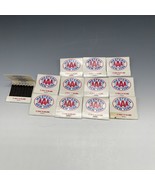 Vintage Matchbook Matchsticks Western AAA New York Amsterdam Lot of 12 - $20.75