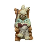 Rocking Grandpa Bunny in a Rocking Chair Figure  Resin 2.5 inch - £6.46 GBP