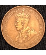 1916 I Australia  1/2 Penny Coin Calcutta India Mint - £7.79 GBP