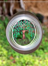 Tree of Life Wind Spinners for Yard and Garden Metal Ornaments for Garde... - $56.83