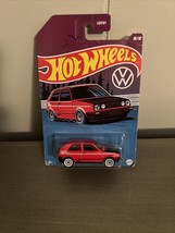 Hot Wheels VW Volkswagen Golf MK2 8/8 Walmart Exclusive Red - $5.00