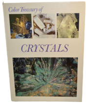 Color Treasury of Crystals Hardcover Book Vincenzo De Michele 1973 - £5.06 GBP