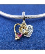 Engravable Heart &amp; Arrow Double Dangle Charm 763622C01 - $26.34 CAD
