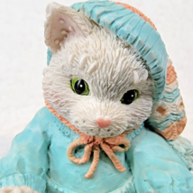 Enesco Calico Kittens Cat Figure w Lamb Ewe Warm My Heart 628182 Kitty Sheep - £9.29 GBP