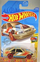 2020 Hot Wheels #90 HW Art Cars 1/10 &#39;92 FORD MUSTANG Tan w/Red Whls Copper ADSp - £5.83 GBP