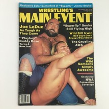 Wrestling&#39;s Main Event December 1983 Joe LeDuc &amp; Jimmy Snuka, No Label - £14.30 GBP