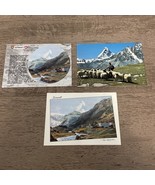 Zermatt, Matterhorn Vintage postcard  Lot Switzerland, Swiss Mountains - $10.97 CAD