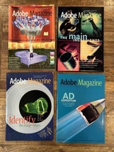 Lot of 4 Vintage ADOBE Magazine Autumn 1997 Spring &amp; Winter 1998 Winter 1999 - £9.96 GBP