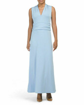 New Vince Camuto Blue Viscose Flare Maxi Dress Size M $119 - £50.95 GBP