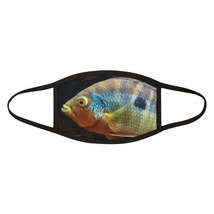 Brown and Orange Fish Mixed-Fabric Face Mask - £10.38 GBP