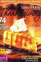 Taste Of Home Holiday (Thanksgiving October 2009) 74 Family Ple ASIN G Recipes - £7.39 GBP