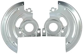 Disc Brake Backing Plate Set For 2&quot; Drop Spindles GTO FIrebird Chevelle Camaro - £63.38 GBP