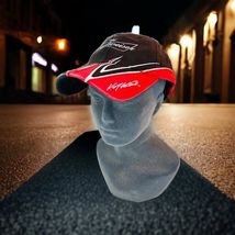 Kasey Kayne #9 Nascar Racing Budweiser Black Red Strapback Sawtooth Hat Cap - $15.87