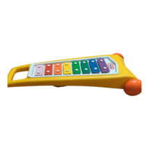 Vtg Rolling Yellow Little Tikes Xylophone 1980s 1990s Childrens Musical Pull Toy - £21.34 GBP