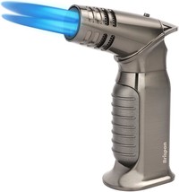 Torch Lighter, Quad 4 Jet Flame Windproof Butane Lighter With Safety, Gu... - $33.99
