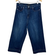 BANANA REPUBLIC Jeans Womens 32 14 Blue Wide Leg Crop High Rise Denim St... - £27.96 GBP