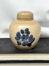 PFALTZGRAFF Folk Art Potpourri Ginger Jar USA Made Vintage Stoneware Vase w lid - £11.76 GBP