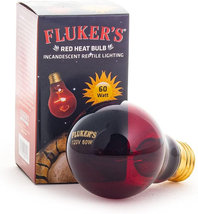 Fluker&#39;S Incandescent Red Heat Bulbs for Reptiles, 60 Watt - £10.72 GBP